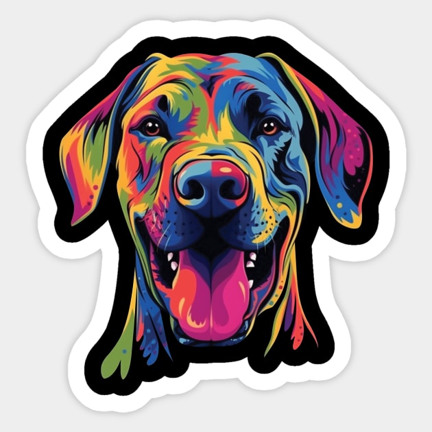 Great Dane Dog Lover Dog Owner Dog Mother Dog Dad Sticker by myreed